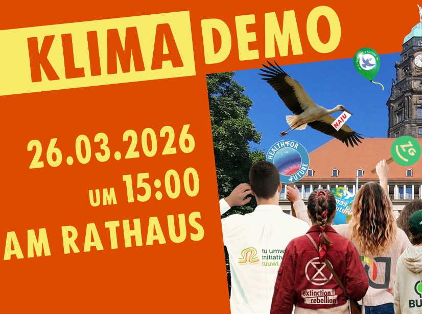 Klimaschutz in Dresden – Auf zur Klimademo!