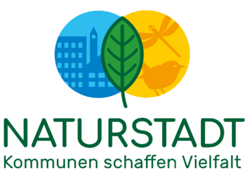 Logo von Naturstadt. Kommunen schaffen Vielfalt.